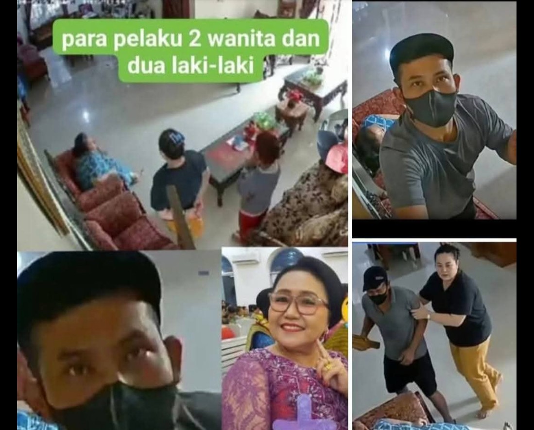 Rekaman CCTV Ungkap Mantan Menantu Pukuli Ibu Mertua hingga Tewas, Motif Diduga Harta