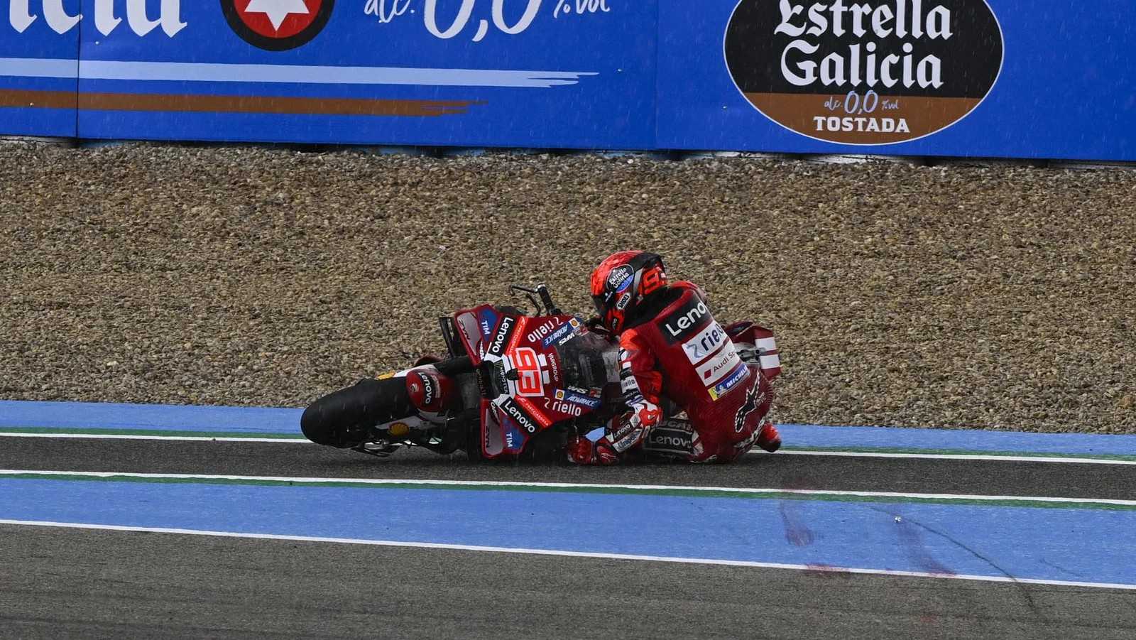 Zarco Gagalkan Kemenangan Marquez di Sprint Jerez, Crash di Balapan Utama
